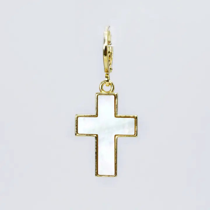 Bold Faith Cross Charm