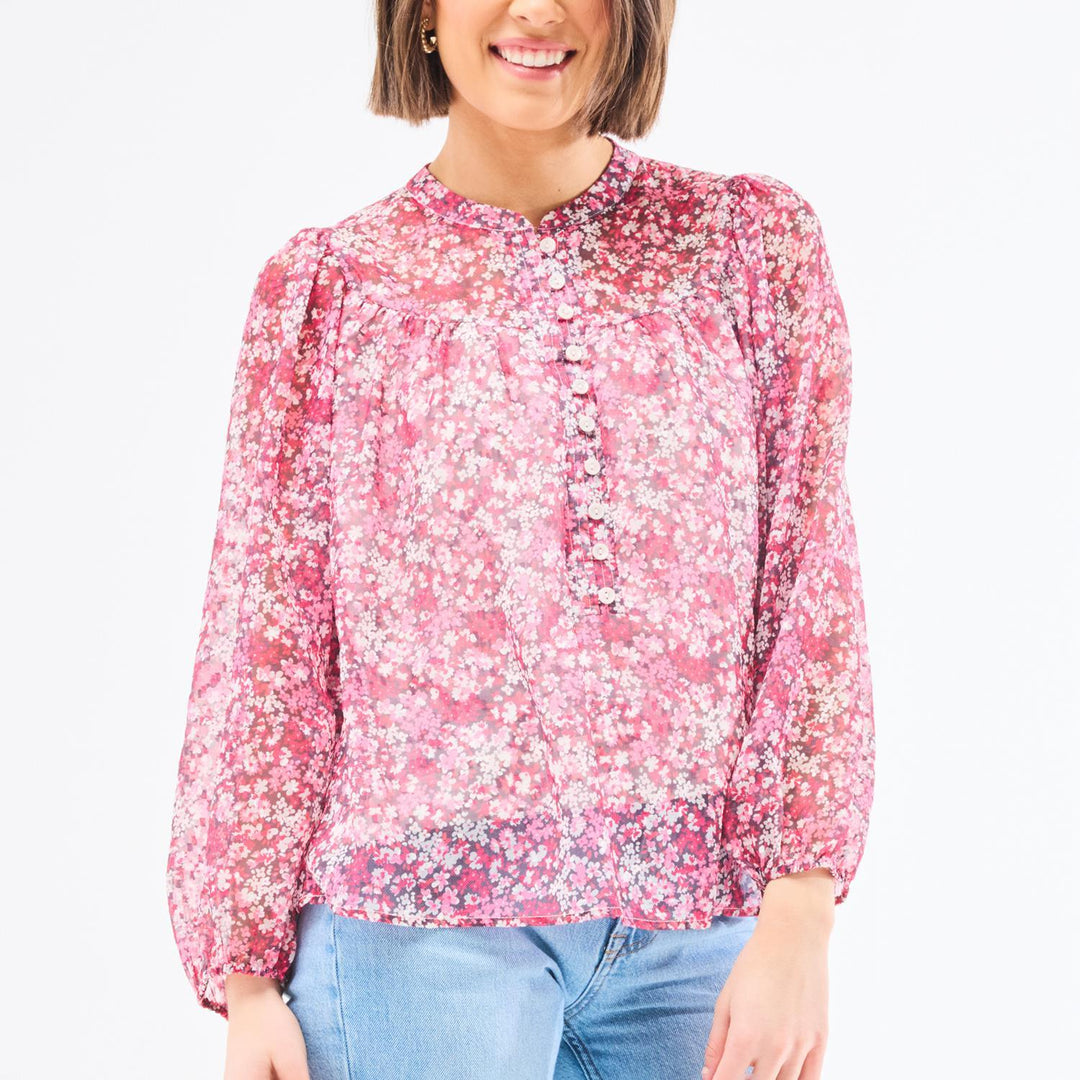 Brianna Top in Daydreaming Pink