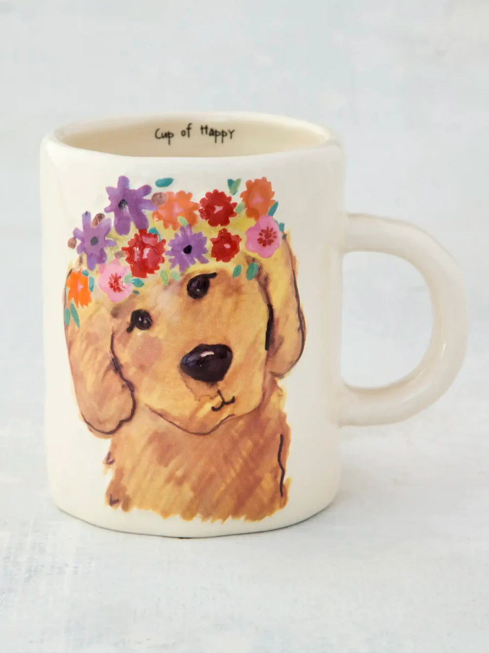 Embossed Cup of Happy Dog Mug