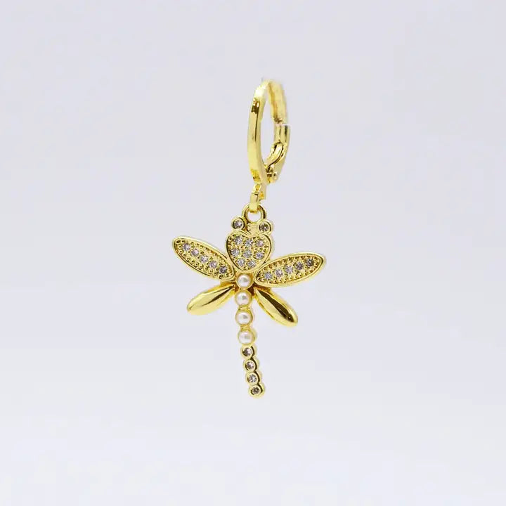 Dragonfly Gold Charm