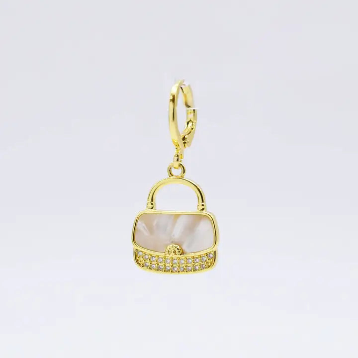 Mini Glam Purse Gold Charm