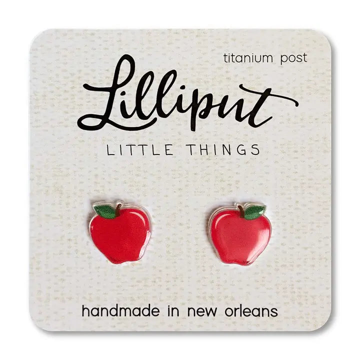 Apple Post Earrings