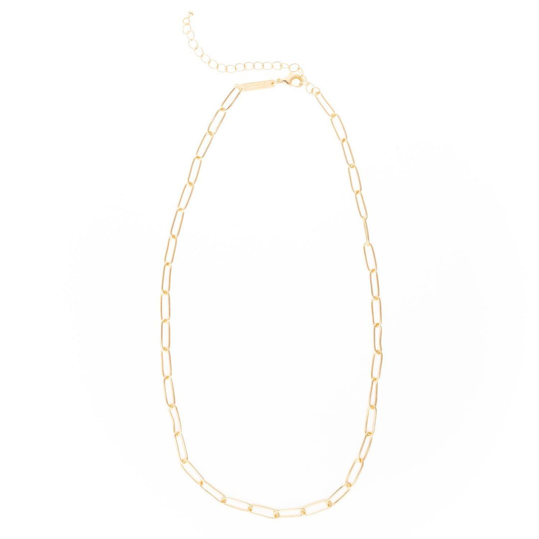 Gold Sophie Charm Necklace Chains- Bella