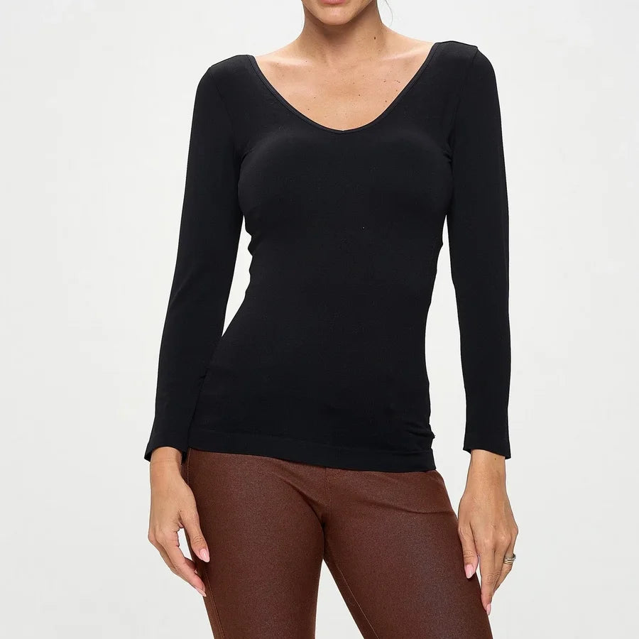 Black Ella Reversible Top