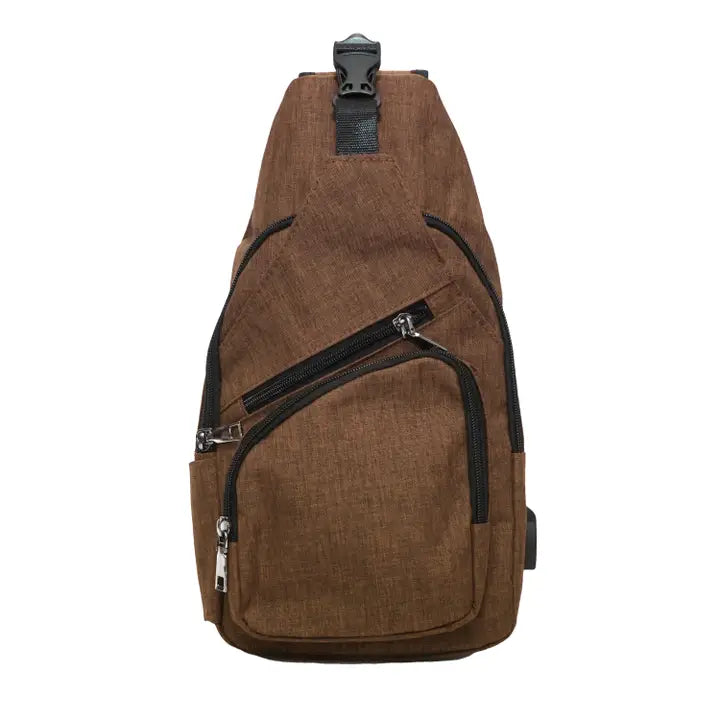NuPouch Anti-Theft Daypack - Brown