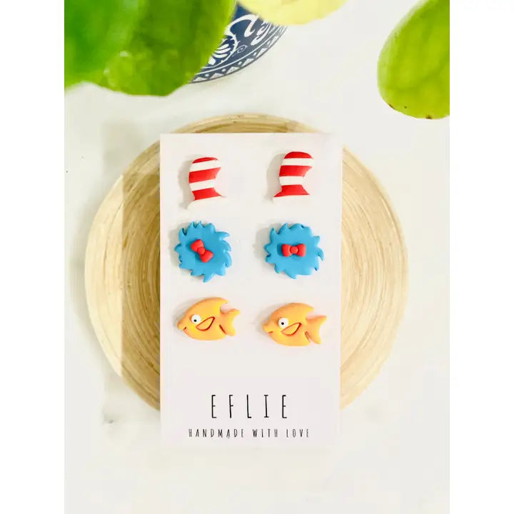 Children's Book Inspired Earring Set
