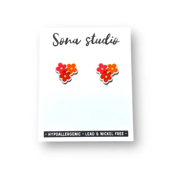 Flower Stud Earrings