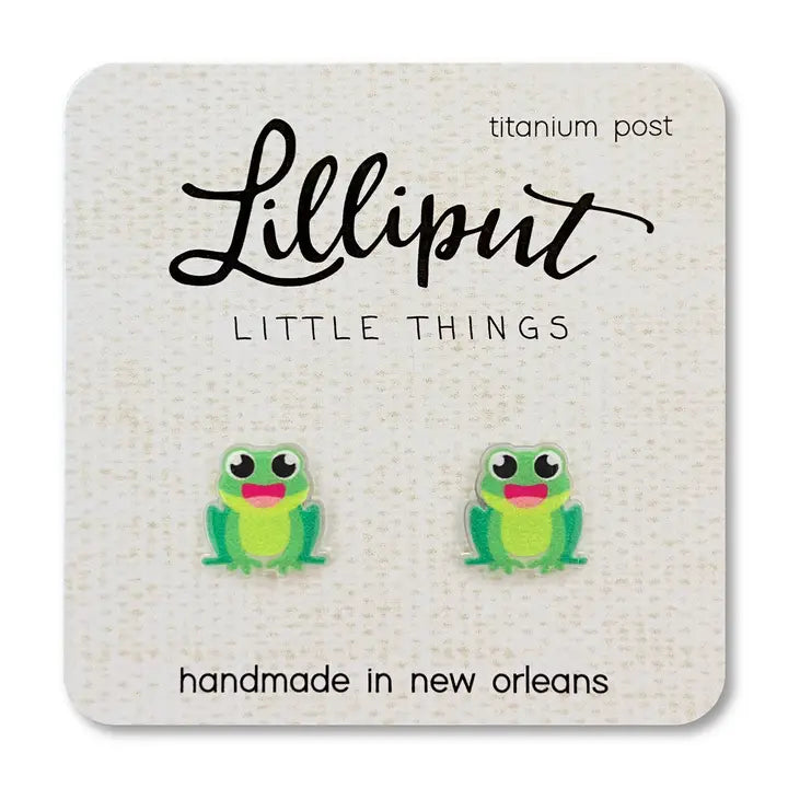 Frog Post Earrings