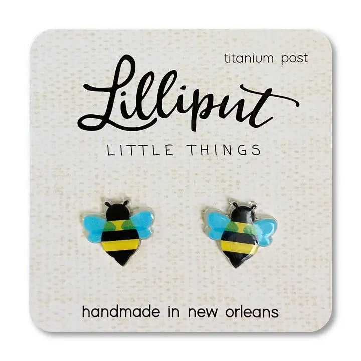 Lilliput Honeybee Post Earrings