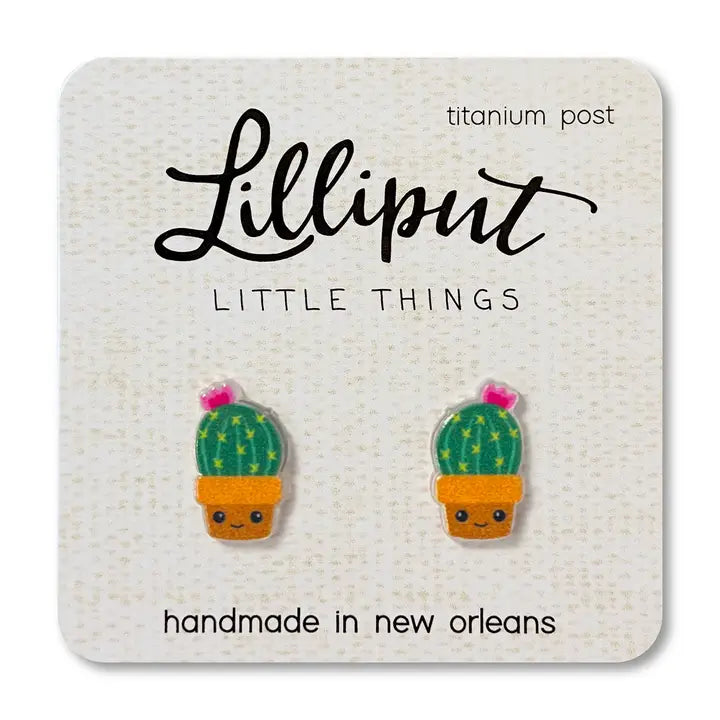 Kawaii Cactus Earrings