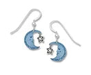 Blue Moon Kissing Star Earrings