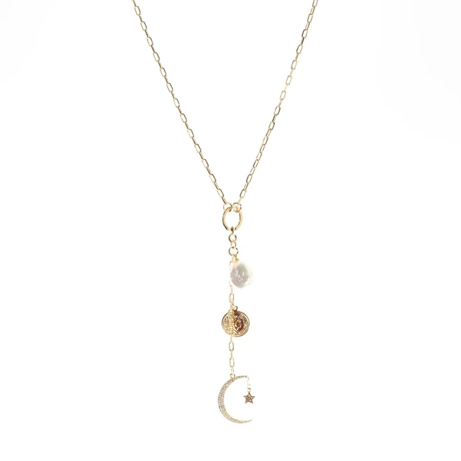 Into the Night Long Necklace