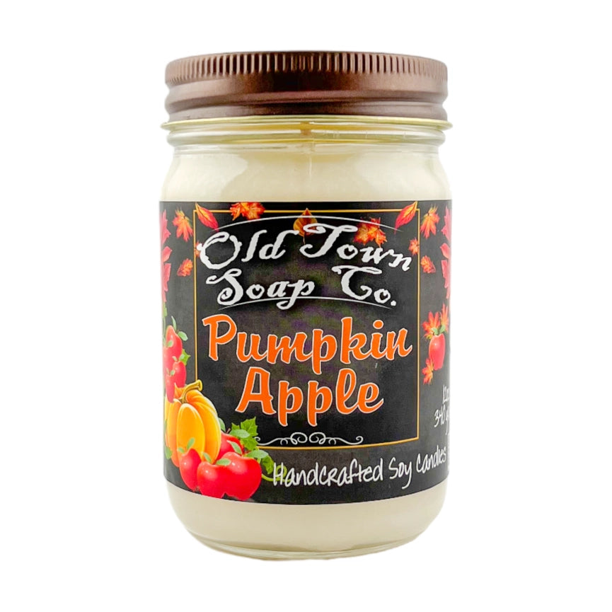 Fall 12oz Candles- Pumpkin Apple