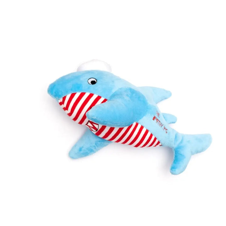 Nautical Shark Dog Toy