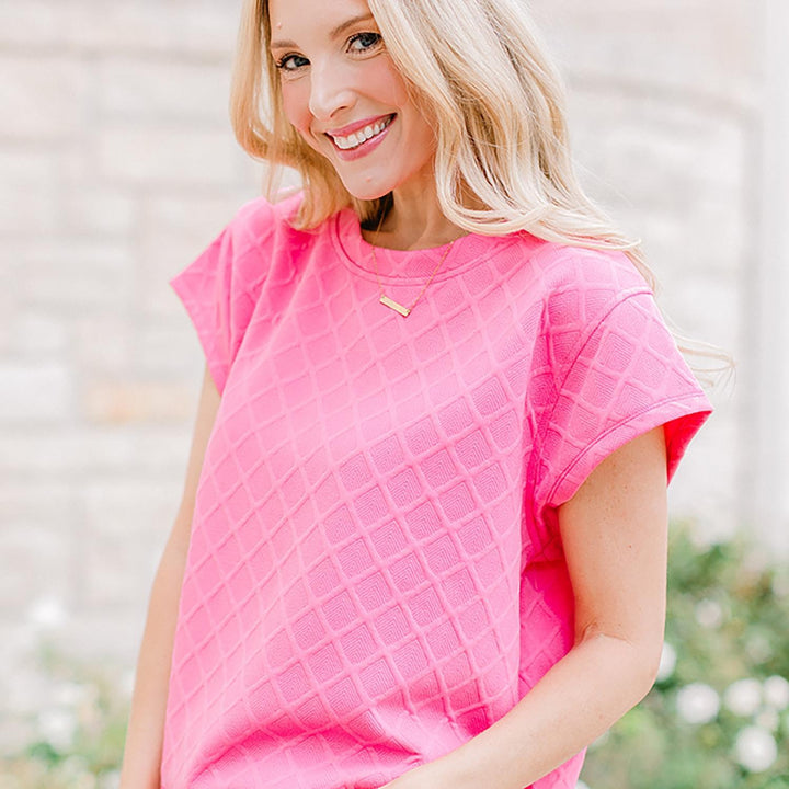 Claire Top in Pink