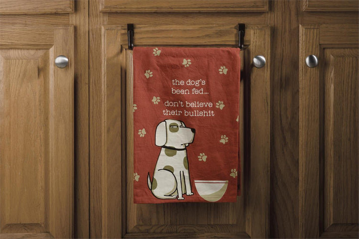 The Dog's Been Fed Kitchen Towel