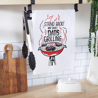 Stand Back Dad's Grilling Kitchen Towel