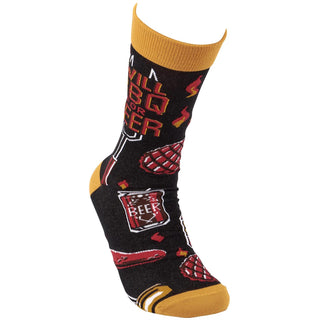 BBQ For Beer Socks
