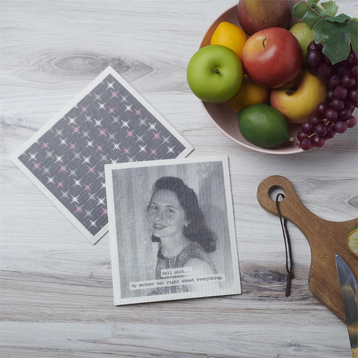 Mother Was Right Swedish Dishcloth Set
