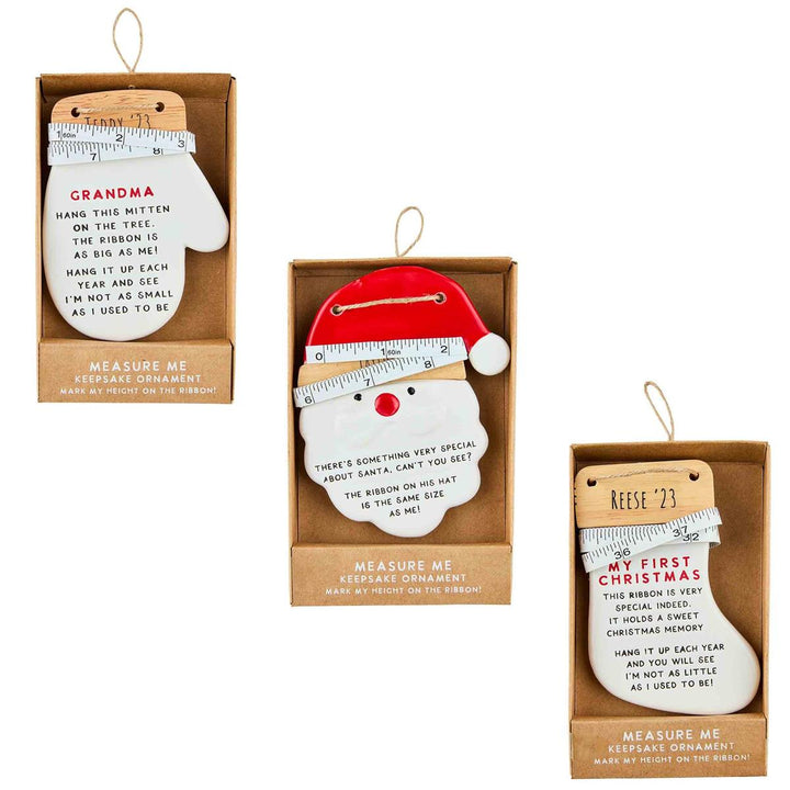 Santa Measuring Ribbon Ornament