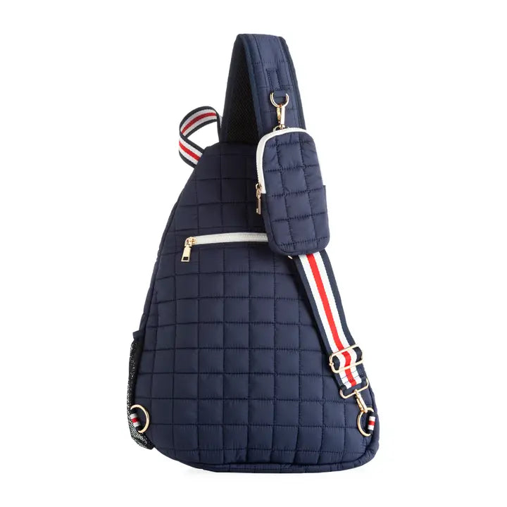 Ezra Sling Bag in Navy