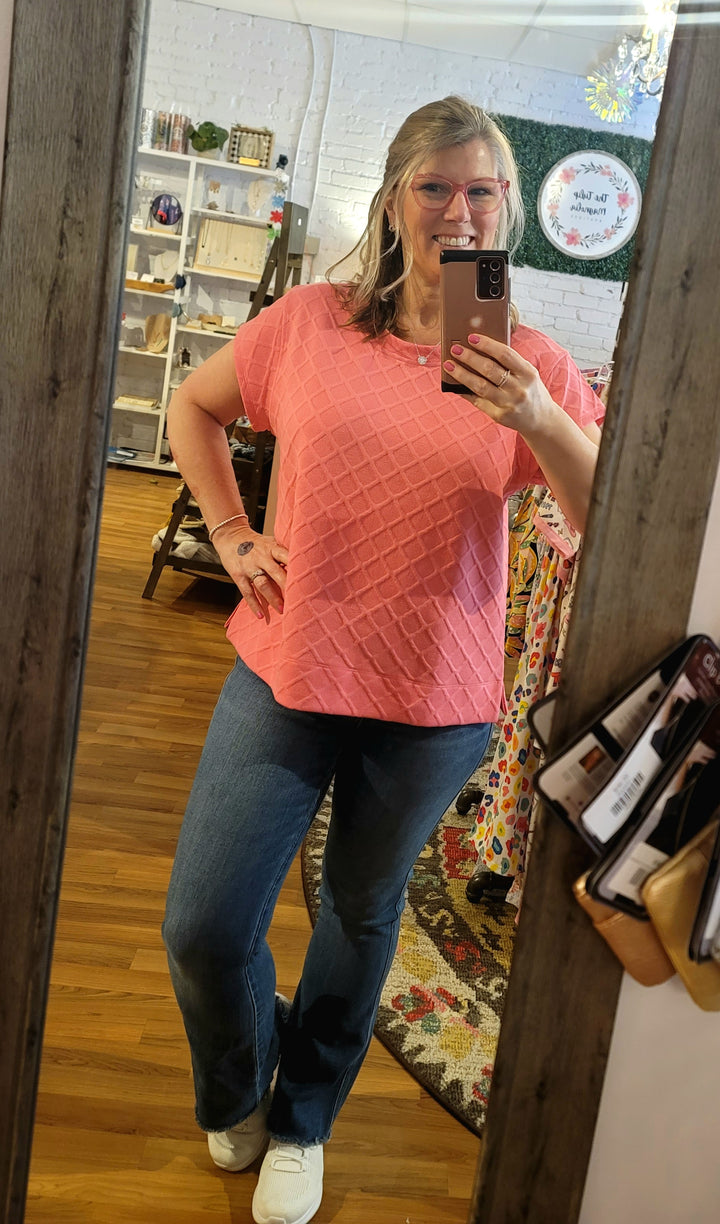 Claire Top in Pink