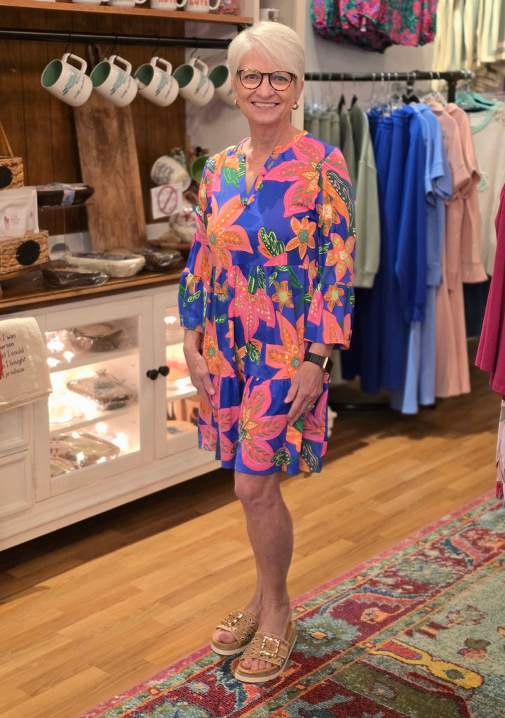 Laguna UPF 50+ Sun Safe Dress in Island Dreams