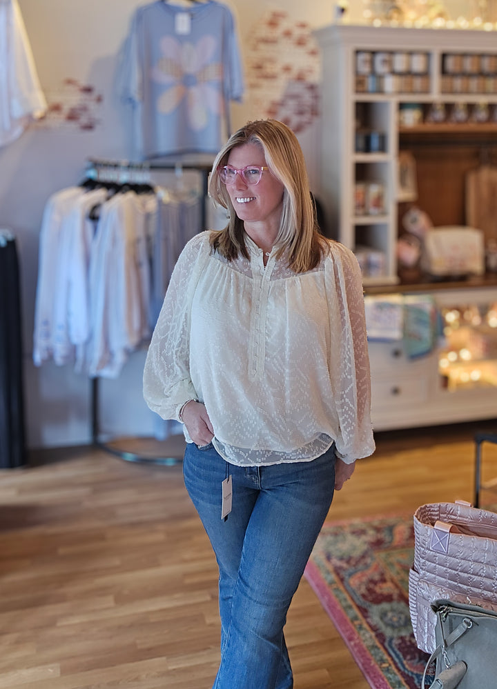 Brianna Top in Marshmallow
