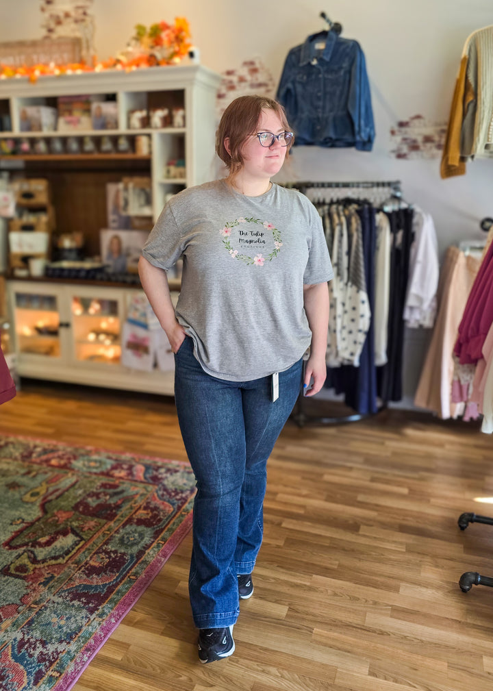 Judy Blue Mid-Rise Welt Pocket Trouser Bootcut