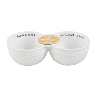 Snack Double Dip Server Bowl
