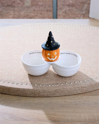 Snack Double Dip Server Bowl