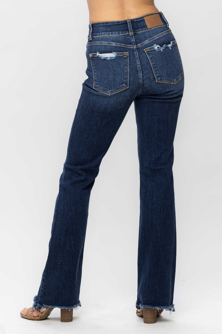 Judy Blue Double Button High Rise Bootcut