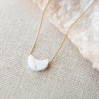 Gold Intentions Symbol Necklace- Moon