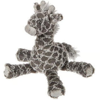gray stuffed animal shaped like a giraffe