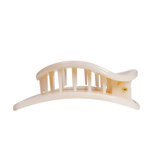 Teleties Flat Circle Hair Clip- Almond Beige
