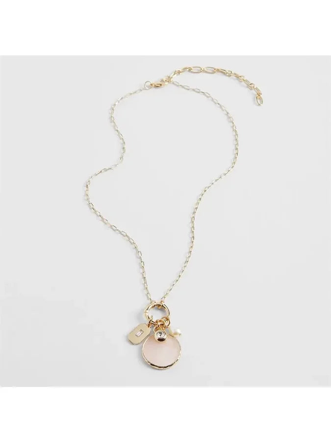 Athena Necklace in Pink