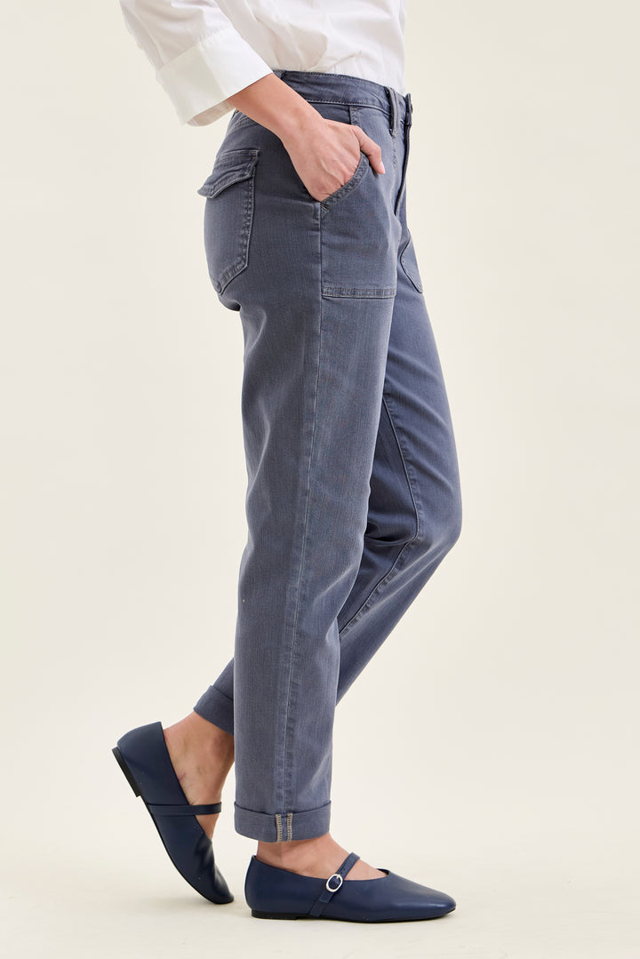 Judy Blue Aurora Weekender in Vintage Indigo