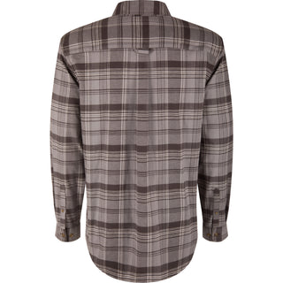 Drake Autumn Flannel Shirt in Hardy Grey Plaid