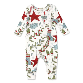 Baby Christmas Fancy Bamboo Romper