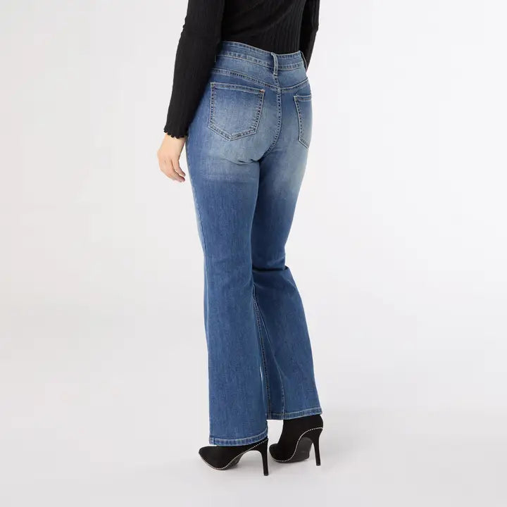 Bambu Soft Flare Jeans with Front Seam