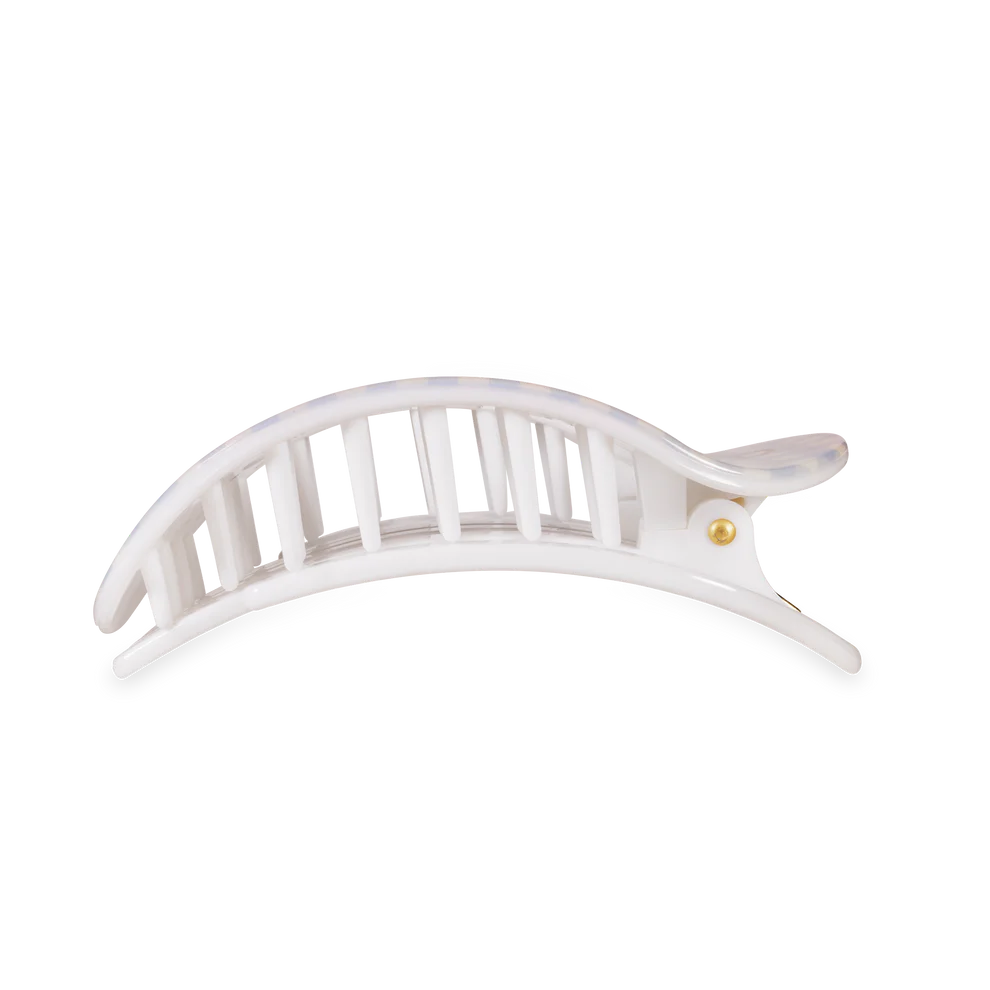 Teleties Flat Round Hair Clip- Basket of Cherries
