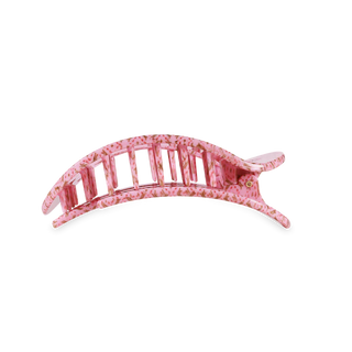 Teleties Flat Round Hair Clip- Berry Cozy