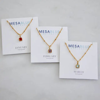 Birthstone Necklace - Waterproof