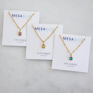 Birthstone Necklace - Waterproof