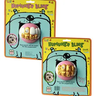 Humunga Bling Chomp Dog Toy Ball- Mini Size