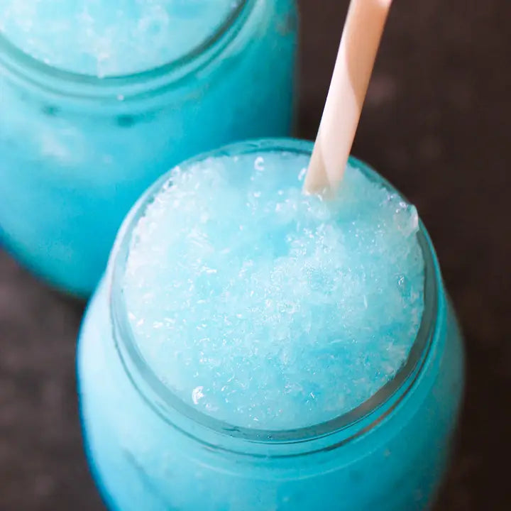blue slushie drink