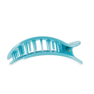 Teleties Flat Round Hair Clip- Blue Seas
