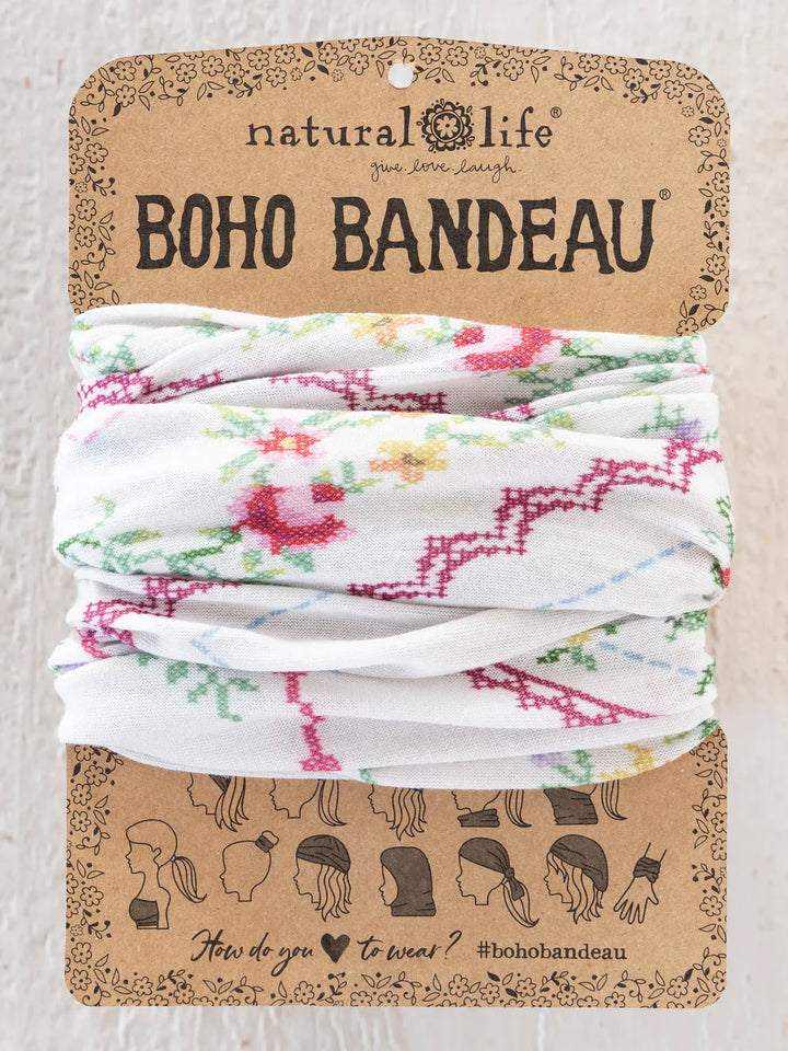 Floral bandeau on a &