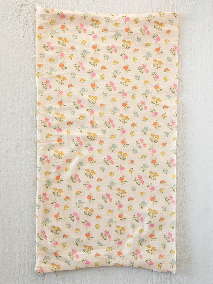 Full Boho Bandeau Headband in Pastel Floral