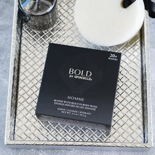 Spongelle Bath Sponge -Men's BOLD Buffer